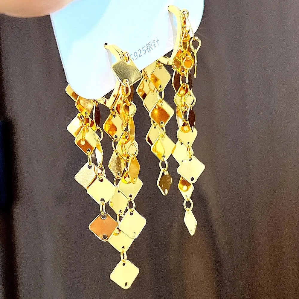 2026 New Fashion Trend Unique Design Elegant Delicate Love Rhombus Stud Earrings Women Jewelry Wedding Party Premium Gifts