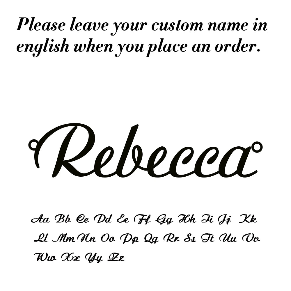 Heart Custom Necklace Name Personalized Mother Father Gift For Women Men Couple Stainless Steel Gold Color Pendant Chain Jewelry