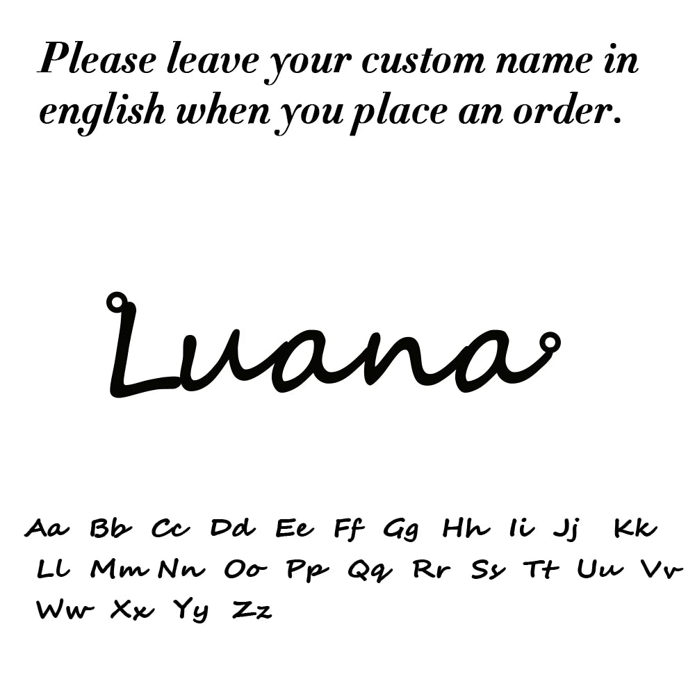 Heart Custom Necklace Name Personalized Mother Father Gift For Women Men Couple Stainless Steel Gold Color Pendant Chain Jewelry