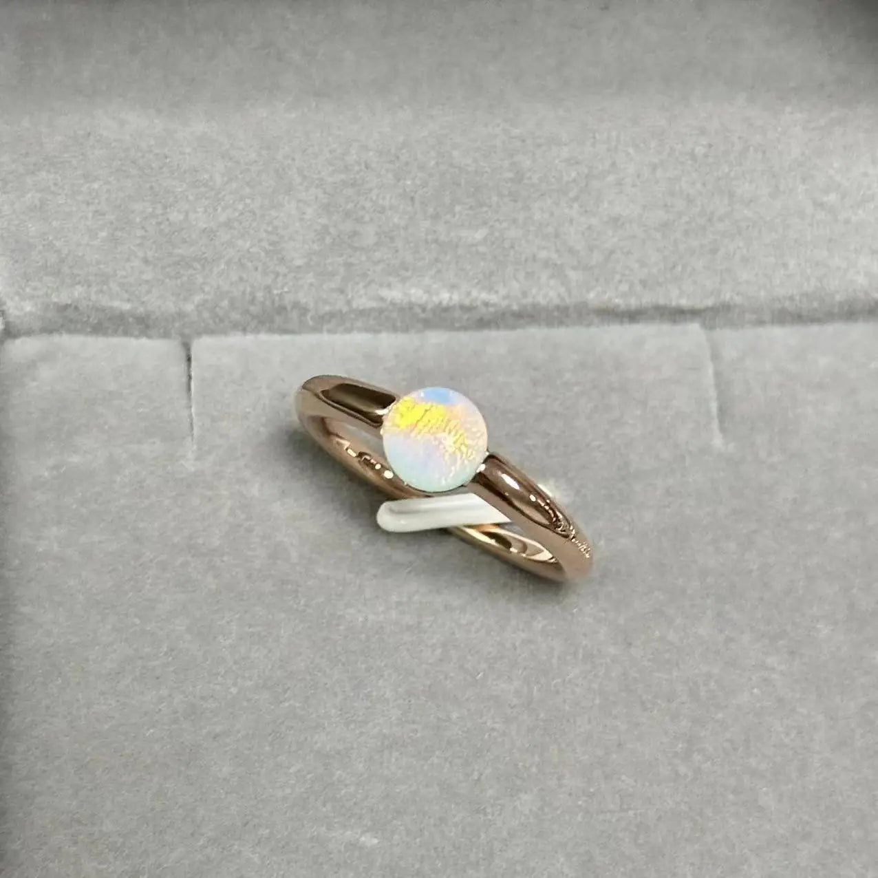 Ring New Simple Round Ring Starry Sky Style Ring Blue Crystal Ring For Women Fashion Jewelry Party Gift