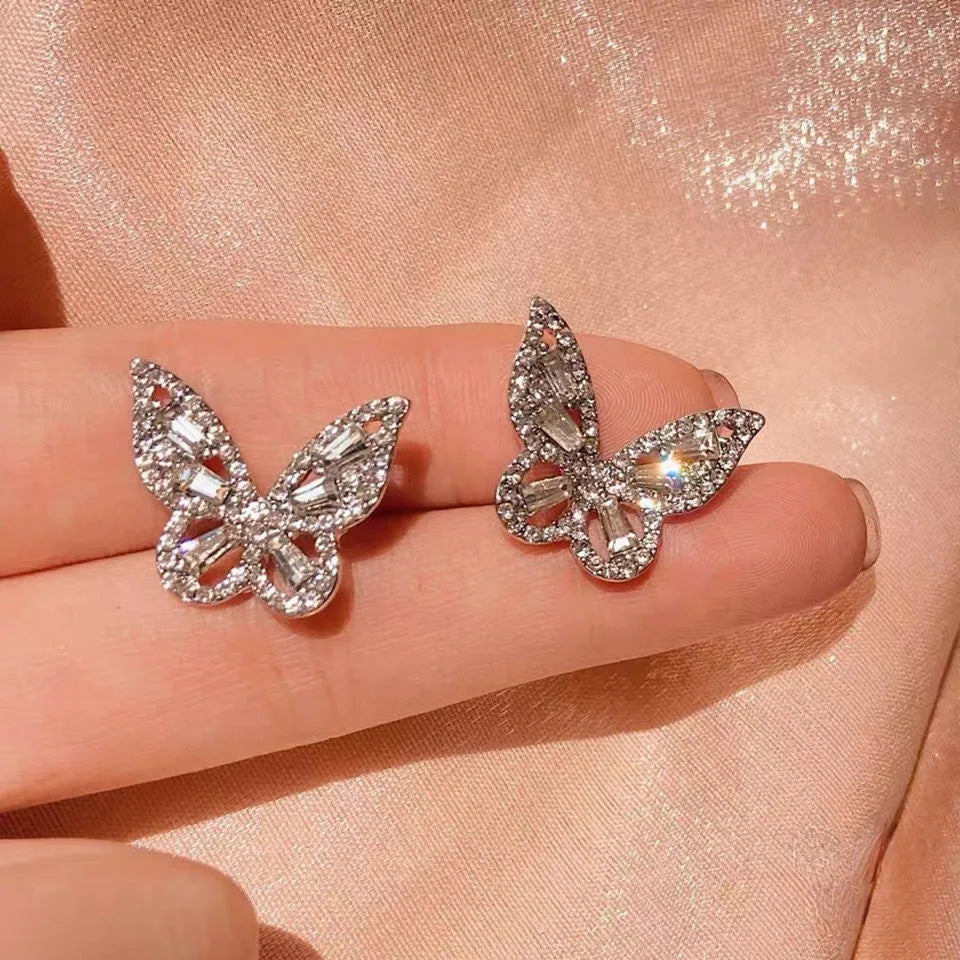 2026 New Fashion Trend Unique Design Elegant Delicate Love Rhombus Stud Earrings Women Jewelry Wedding Party Premium Gifts