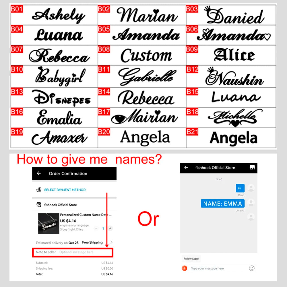 Heart Custom Necklace Name Personalized Mother Father Gift For Women Men Couple Stainless Steel Gold Color Pendant Chain Jewelry